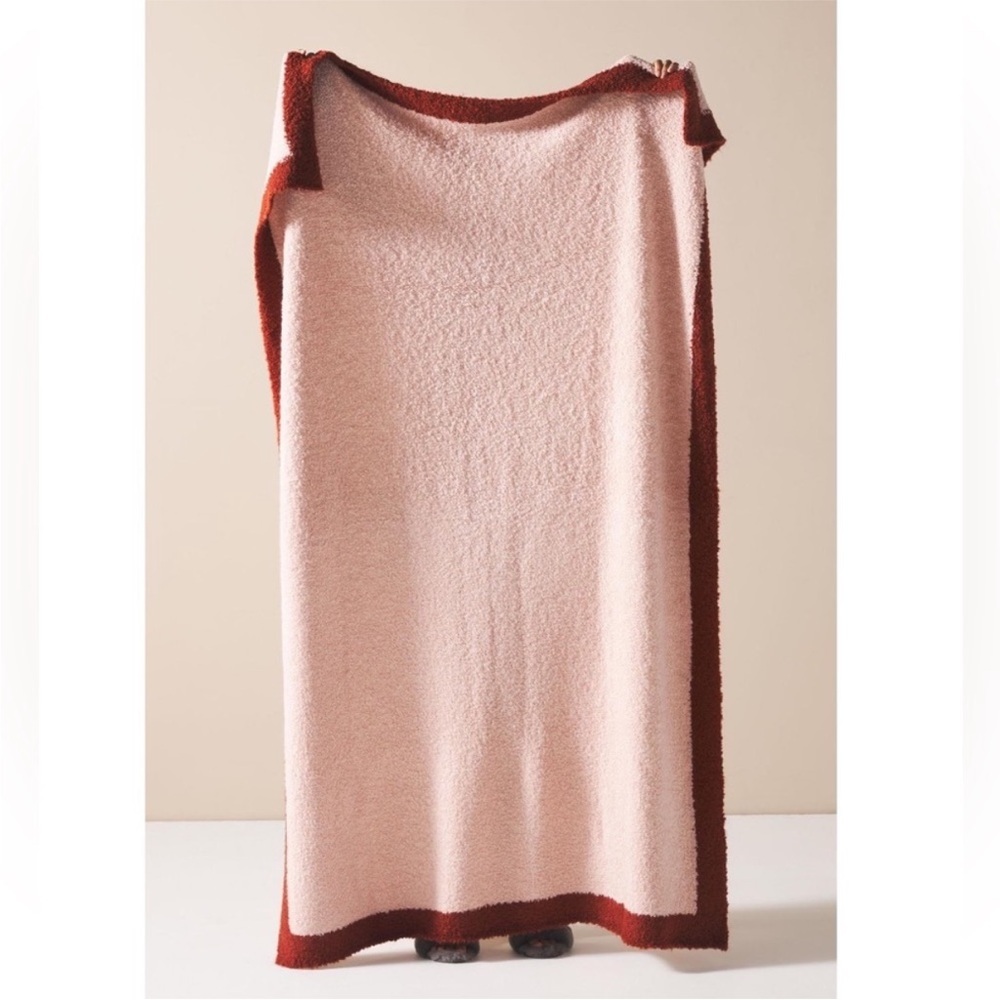 Anthropologie Rodi Boucle Throw Blanket in‎ Blush